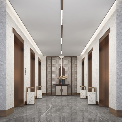 New Chinese Elevator Hall