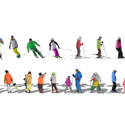 Skating Ski Figure 2d Component