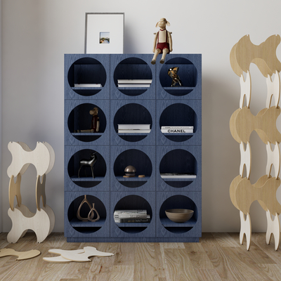 Modern Bookcase kids Cabinet