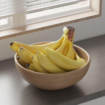 Banana fruit plate