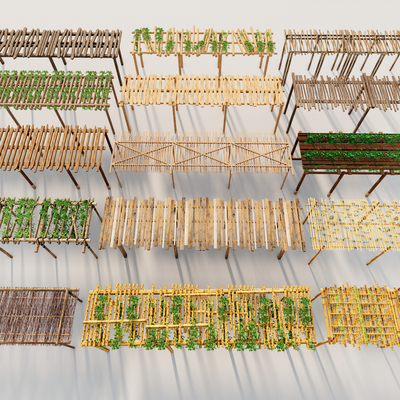 Natural Wind Corridor Flower Rack