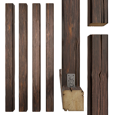 Modern solid wood heavy wood pillars