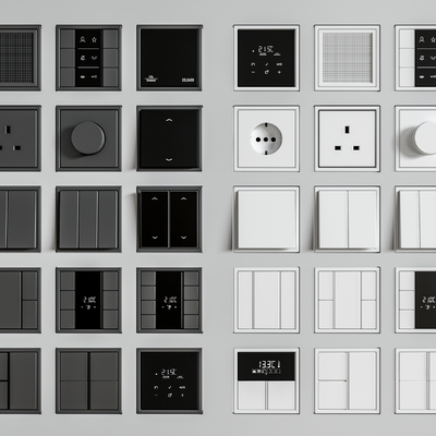 Switch socket control panel