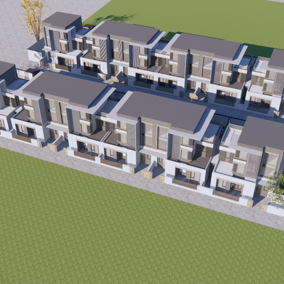 Modern Townhouse Exterior