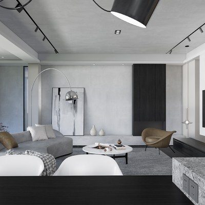 Black and White Apartment