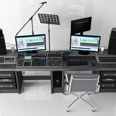 Professional recording studio equipment