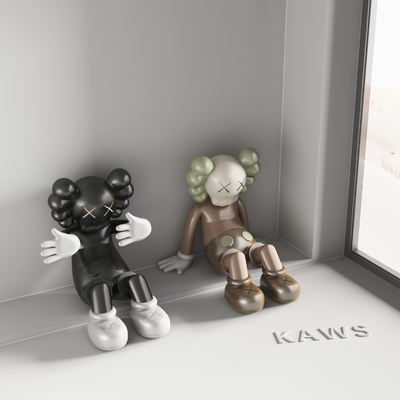 Modern KAWS Art Toy Sculpture