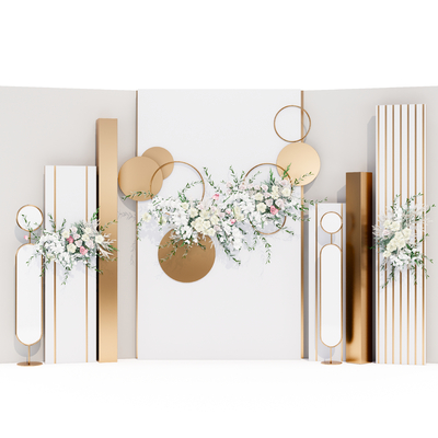 Modern wedding stage Wall