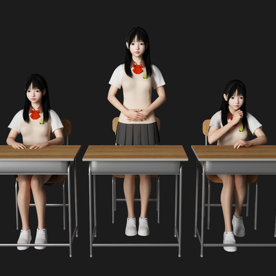 Modern Student Beauty Characters