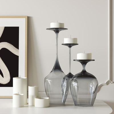 Modern candlestick ornaments