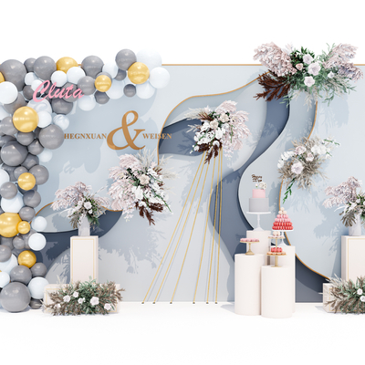 Modern wedding stage Wall