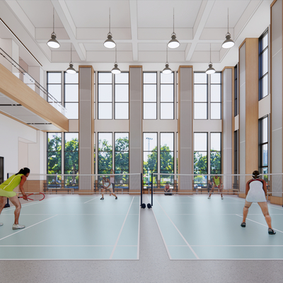 Modern Badminton Hall