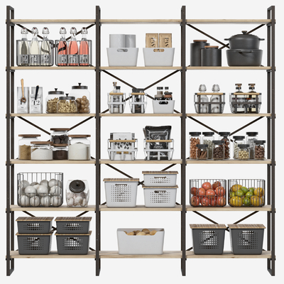 Nordic Kitchen Storage Rack