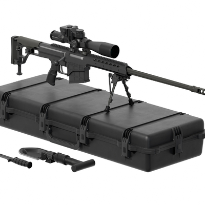 Modern Military Sniper Rifle