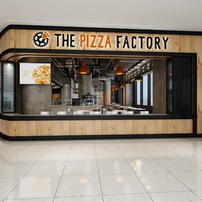 Industrial Style Pizza Restaurant