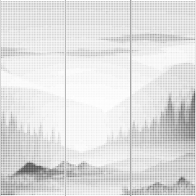 Mountain Forest Silhouette Metal Perforated Aluminum Sheet