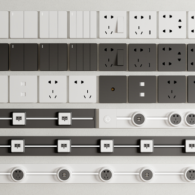 Rail socket switch