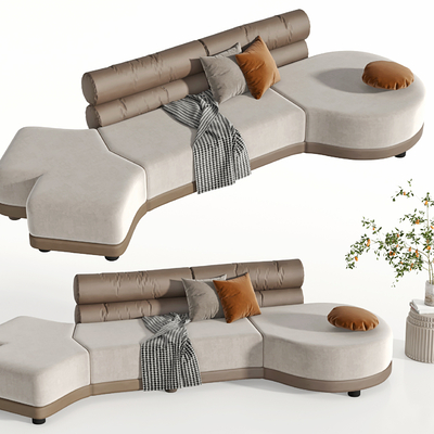 Modern Special-shaped Sofa Multiplayer Sofa