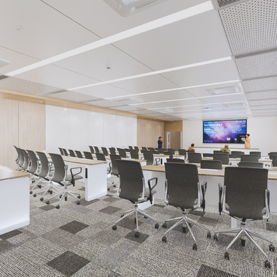 Modern conference room report hall