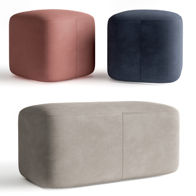 Geometric sofa stool pedal stool