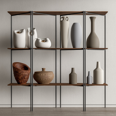 Modern Pottery Pot Rack