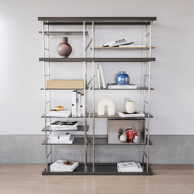 Laskasas Metal Decorative Shelf Bookshelf