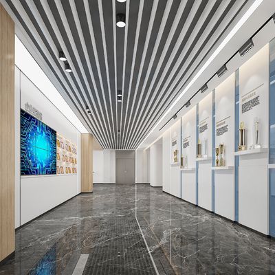 Modern office corridor