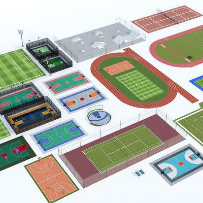 modern sports field football field