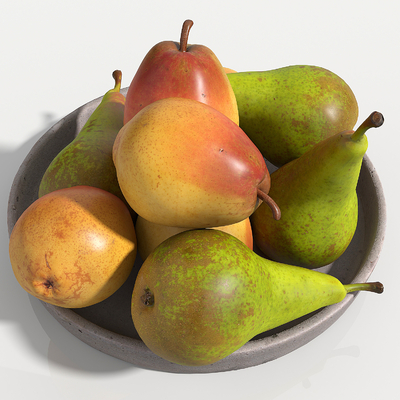 Pear fruit plate