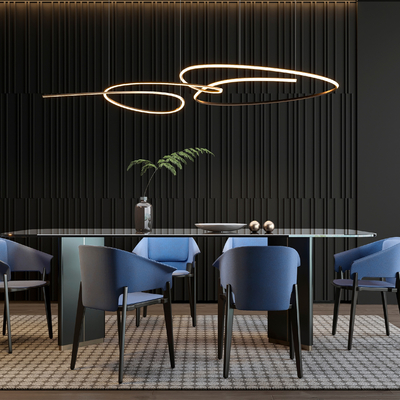 Minotti Dining Table and Chair