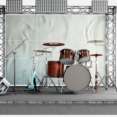 Stage Guitar Drums