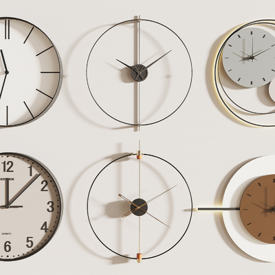 Modern round wall clock clock