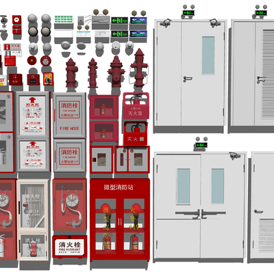 fire door fire extinguisher fire fighting equipment