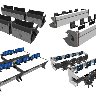 Modern console monitoring station