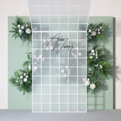 Modern beauty Chen wedding background board