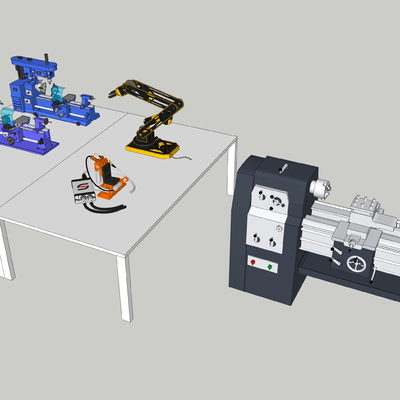 Industrial mechanical arm lathe instrument drilling machine