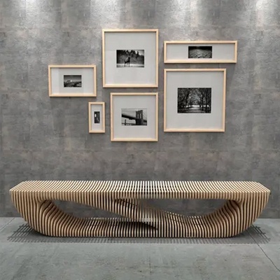 Special-shaped indoor public seat