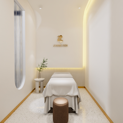 Cream Style spa care room