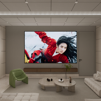 Cream Style audio-visual room audio-visual room home theater