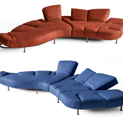 Edra Special-shaped Sofa Multiplayer Sofa