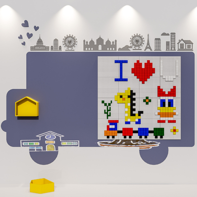 Modern Puzzle Wall Decoration Children's Wall Decoration