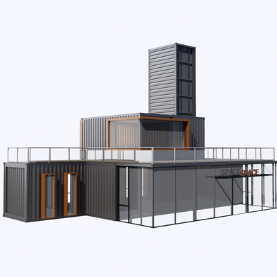 modern container building