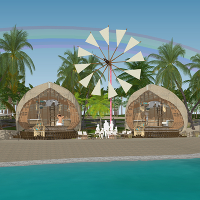 Seaside Camping Homestay Building Appearance