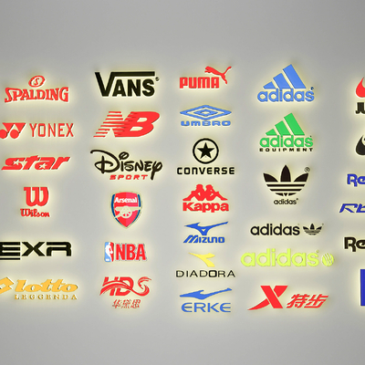 modern sports brand wall decoration logo trademark