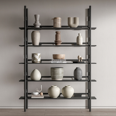 Storage rack for Ji pottery pot ornaments