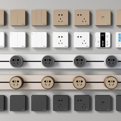 Rail socket switch