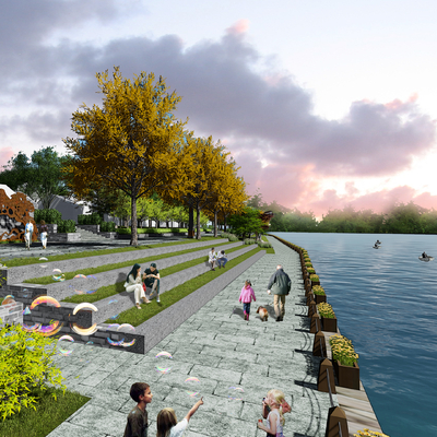 Waterfront Space Landscape