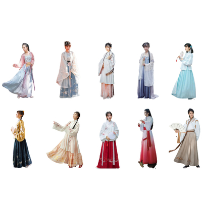 Hanfu men and women 2d components