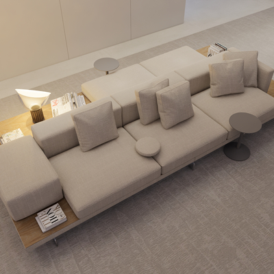 Poliform soft sofa stitching sofa