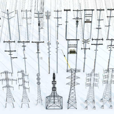 High-voltage line signal tower